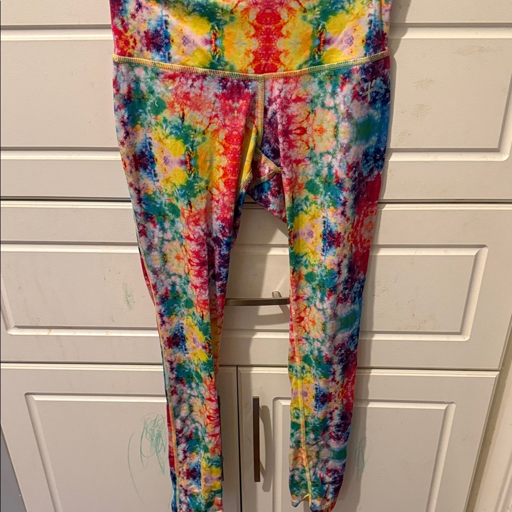 Colorful Tie-Dye Kids Leggings